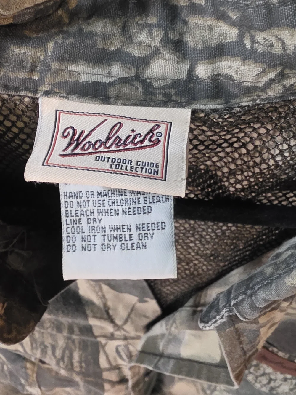 Vintage Woolrich Camo Button-down Shirt